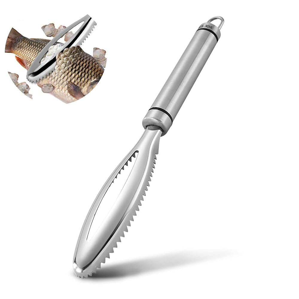 Esteopt Fish Scaler Stainless Steel Kitchen Tool