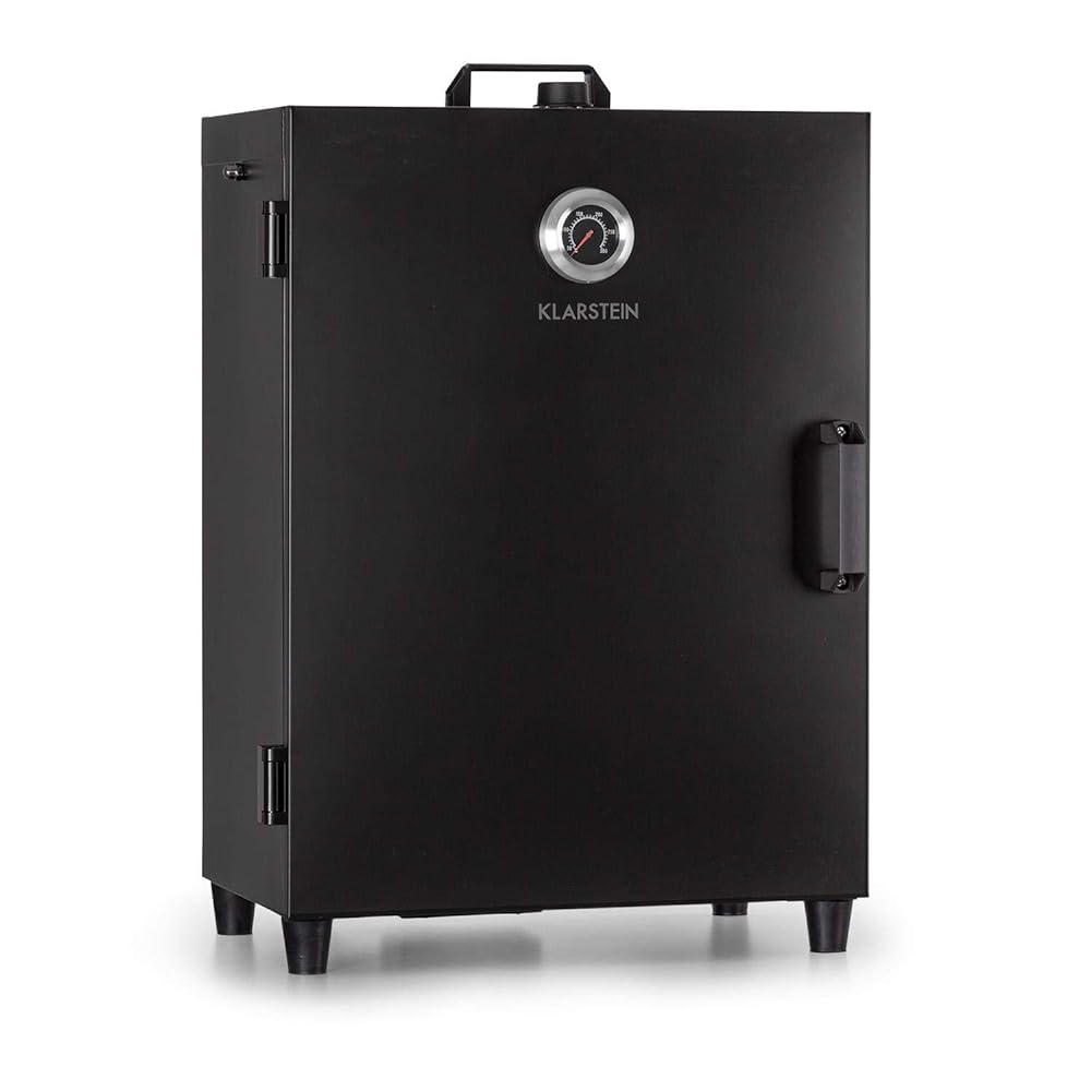 Klarstein Flintstone Smoker - Black Stainless Steel