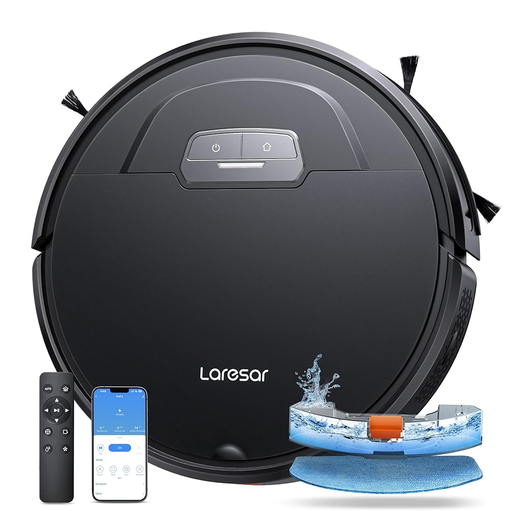 Laresar Saugroboter Evol 3 - Smart Vacuum with Mopping Function