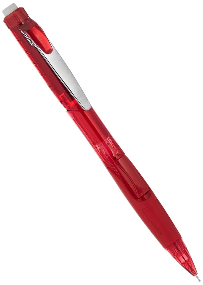 Pentel Twist Erase Click Mechanical Pencil, 0.5mm, Red