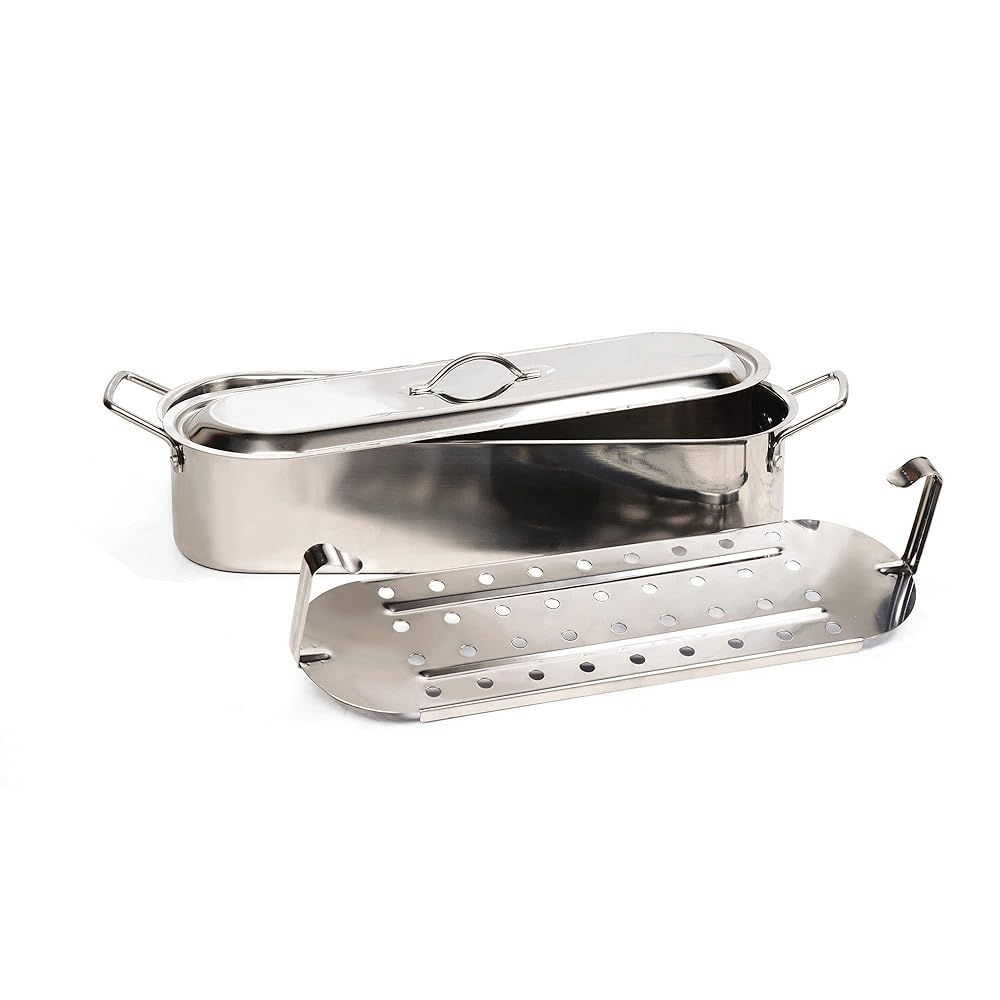 RSVP Stainless Steel Fish Poacher, 20