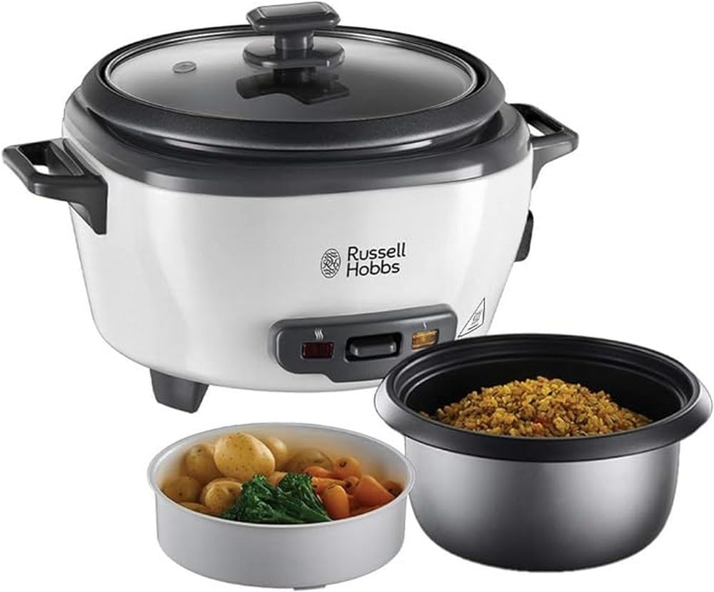 Russell Hobbs Rice Cooker 0.8L with Steamer - 27030-56